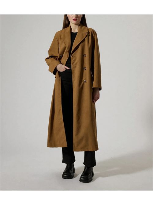 OLIVE COAT FAUX 