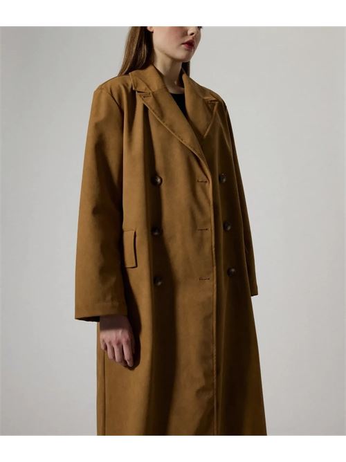 OLIVE COAT FAUX 