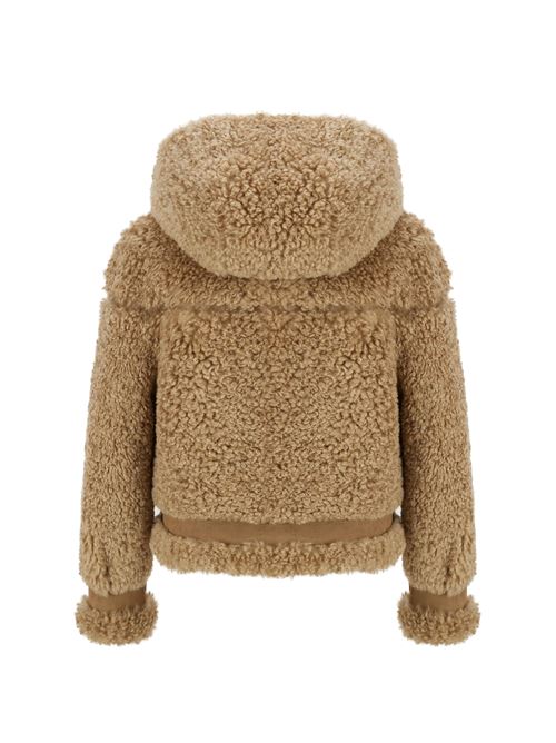 DUFFLE JACKET SUEDETTE BONDED 