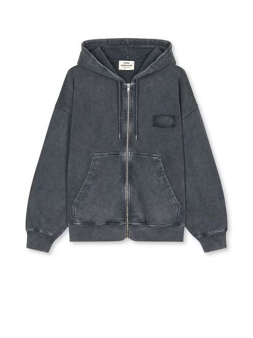 FELPA HOODIE IN COTONE COMPATTO ALPHA