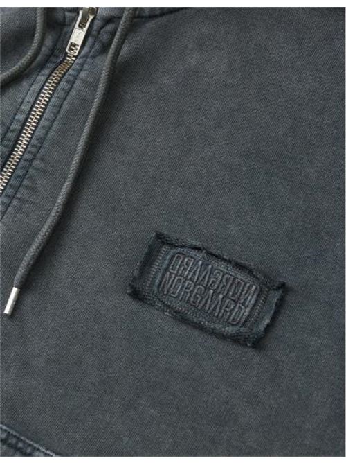 FELPA HOODIE IN COTONE COMPATTO ALPHA