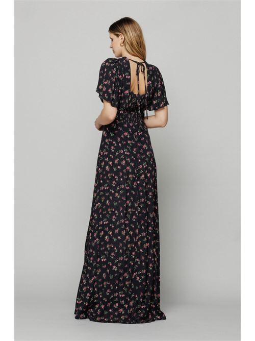 ALMA - abito lungo con scollatura a v • Saint tropez noir