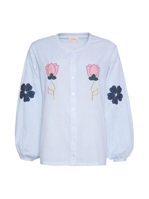 SIssel edelbo CARO SHIRTBLUE STRIPE